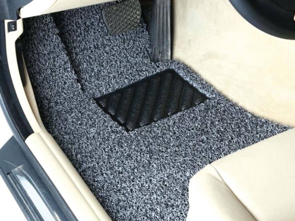 Buy online Coil Car Floor Mats Black + Black at low price